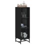 Sideboard with black glass doors 35x37x120 cm by , Sideboards - Ref: Foro24-836561, Price: 75,63 €, Discount: %