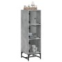 Sideboard with gray concrete glass doors 35x37x120 cm by , Sideboards - Ref: Foro24-836563, Price: 67,52 €, Discount: %