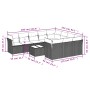 Set mit 11 Stück Gartensofas und Kissen synthetisches Rattan schwarz von , Gartensets - Ref: Foro24-3250064, Preis: 720,56 €,...