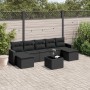 8-piece garden sofa set with black synthetic rattan cushions by , Modular outdoor sofas - Ref: Foro24-3251682, Price: 517,66 ...