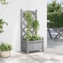 Planter with solid gray fir wood trellis by , Pots and planters - Ref: Foro24-365483, Price: 42,99 €, Discount: %