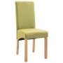 Dining chairs 4 units of green fabric by vidaXL, dining chairs - Ref: Foro24-249030, Price: 225,37 €, Discount: %