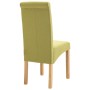 Dining chairs 4 units of green fabric by vidaXL, dining chairs - Ref: Foro24-249030, Price: 225,37 €, Discount: %