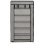 Shoe cabinet with gray fabric cover 58x28x106 cm by vidaXL, Shoe racks and shoe organizers - Ref: Foro24-282430, Price: 30,00...