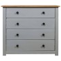 Panama Range gray pine wood auxiliary cabinet 80x40x73 cm by vidaXL, Sideboards - Ref: Foro24-282659, Price: 140,98 €, Discou...