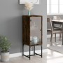 Auxiliary cabinet with smoked oak glass door 35x37x100cm by , Sideboards - Ref: Foro24-836557, Price: 49,40 €, Discount: %