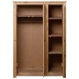 3-türiger Kleiderschrank aus Kiefernholz Panama Range 118x50x171,5 cm von vidaXL, Kleiderschränke - Ref: Foro24-282661, Preis...