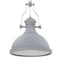 Gray round E27 ceiling lamp by vidaXL, Lamps - Ref: Foro24-281625, Price: 53,99 €, Discount: %