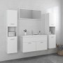 Engineered wood white bathroom furniture set by , Bathroom furniture - Ref: Foro24-3071243, Price: 367,21 €, Discount: %