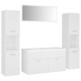 Engineered wood white bathroom furniture set by , Bathroom furniture - Ref: Foro24-3071243, Price: 367,21 €, Discount: %