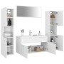 Engineered wood white bathroom furniture set by , Bathroom furniture - Ref: Foro24-3071243, Price: 367,21 €, Discount: %