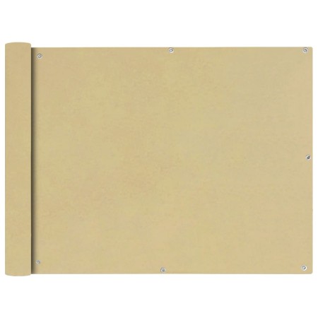 Toldo para balcón tela oxford 90x400 cm beige de , Sombrillas - Ref: Foro24-42334, Precio: 21,48 €, Descuento: %