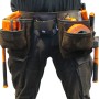 Toolpack Capital Werkzeuggürtel mit doppelter Tasche, braun von Toolpack, Arbeits- und Werkzeuggürtel - Ref: Foro24-424996, P...