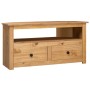 Panama style pine wood corner TV cabinet 93x49x49 cm by vidaXL, TV Furniture - Ref: Foro24-282685, Price: 128,62 €, Discount: %