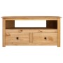 Panama style pine wood corner TV cabinet 93x49x49 cm by vidaXL, TV Furniture - Ref: Foro24-282685, Price: 128,62 €, Discount: %