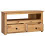 Panama style pine wood corner TV cabinet 93x49x49 cm by vidaXL, TV Furniture - Ref: Foro24-282685, Price: 128,62 €, Discount: %