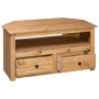 Panama style pine wood corner TV cabinet 93x49x49 cm by vidaXL, TV Furniture - Ref: Foro24-282685, Price: 128,62 €, Discount: %