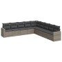 Set de muebles de jardín 9 pzas y cojines ratán sintético gris de , Conjuntos de jardín - Ref: Foro24-3219080, Precio: 565,99...