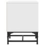 Mesitas de noche con puertas de vidrio 2 uds blanco 35x37x50 cm de , Mesitas de noche - Ref: Foro24-836519, Precio: 61,84 €, ...