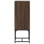 Auxiliary cabinet with brown oak glass door 35x37x100 cm by , Sideboards - Ref: Foro24-836559, Price: 50,76 €, Discount: %