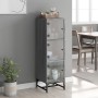 Sideboard with Sonoma gray glass doors 35x37x120 cm by , Sideboards - Ref: Foro24-836565, Price: 74,99 €, Discount: %