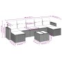 Gartensofa-Set mit beigen Kissen 8 Stück PE-Rattan von , Modulare Sofas für den Außenbereich - Ref: Foro24-3251686, Preis: 55...