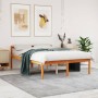 Bed for seniors solid wax brown pine wood 120x200 cm by , Beds and slatted bases - Ref: Foro24-844157, Price: 125,05 €, Disco...