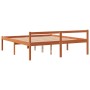 Cama para mayores madera maciza de pino marrón cera 160x200 cm de , Camas y somieres - Ref: Foro24-844160, Precio: 135,45 €, ...