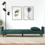 Dark green velvet sofa bed with armrests by , Sofas - Ref: Foro24-351946, Price: 256,29 €, Discount: %