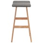 Kitchen stools 2 units dark gray fabric by vidaXL, Kitchen stools - Ref: Foro24-249577, Price: 127,99 €, Discount: %