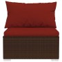 8-piece garden sofa set and brown synthetic rattan cushions by , Garden sets - Ref: Foro24-3101963, Price: 692,99 €, Discount: %