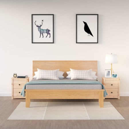 Bedside tables 2 pcs solid pine wood 50x35x61.5 cm by vidaXL, Nightstands - Ref: Foro24-813680, Price: 113,68 €, Discount: %