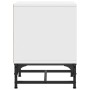 Bedside table with white glass door 35x37x50 cm by , Nightstands - Ref: Foro24-836518, Price: 40,99 €, Discount: %