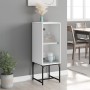 Auxiliary cabinet with white glass door 35x37x100 cm by , Sideboards - Ref: Foro24-836553, Price: 50,76 €, Discount: %