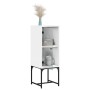 Auxiliary cabinet with white glass door 35x37x100 cm by , Sideboards - Ref: Foro24-836553, Price: 50,76 €, Discount: %