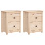 Bedside tables 2 pcs solid pine wood 50x35x61.5 cm by vidaXL, Nightstands - Ref: Foro24-813680, Price: 113,68 €, Discount: %