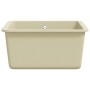 Granite kitchen sink with a beige bowl by vidaXL, Sinks - Ref: Foro24-144868, Price: 157,68 €, Discount: %