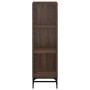 Sideboard with oak brown glass doors 35x37x120 cm by , Sideboards - Ref: Foro24-836566, Price: 68,58 €, Discount: %