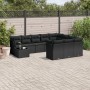 11-teiliges Gartensofa-Set und schwarze synthetische Rattankissen von , Gartensets - Ref: Foro24-3250094, Preis: 719,72 €, Ra...