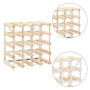 Solid pine wood wine rack for 20 bottles by vidaXL, Wine racks - Ref: Foro24-282469, Price: 44,69 €, Discount: %