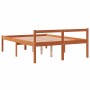 Cama para mayores madera maciza de pino marrón cera 140x190 cm de , Camas y somieres - Ref: Foro24-844154, Precio: 127,07 €, ...