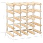 Solid pine wood wine rack for 20 bottles by vidaXL, Wine racks - Ref: Foro24-282469, Price: 44,69 €, Discount: %