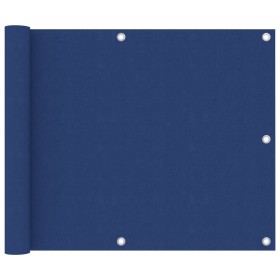 Blaue Balkonmarkise aus Oxford-Stoff, 75 x 600 cm von , Sonnenschirme - Ref: Foro24-135011, Preis: 26,99 €, Rabatt: %