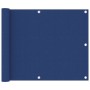 Blaue Balkonmarkise aus Oxford-Stoff, 75 x 600 cm von , Sonnenschirme - Ref: Foro24-135011, Preis: 26,54 €, Rabatt: %