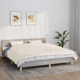 Weighted blanket light cream fabric 155x220 cm 7 kg by , Blankets - Ref: Foro24-350758, Price: 62,17 €, Discount: %