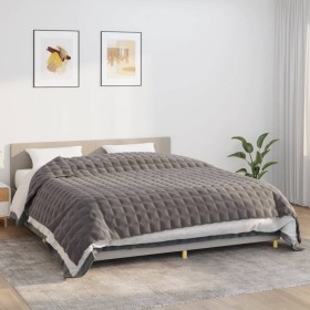 Weighted blanket gray fabric 235x290 cm 15 kg by , Blankets - Ref: Foro24-350787, Price: 89,56 €, Discount: %