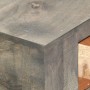 Mesa consola de madera maciza de mango gris 86x30x76 cm de vidaXL, Mesas auxiliares - Ref: Foro24-282737, Precio: 158,75 €, D...