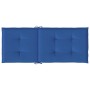 Cojín silla de jardín respaldo alto 2 uds tela azul 120x50x3 cm de , Cojines para sillas y sofás - Ref: Foro24-314116, Precio...