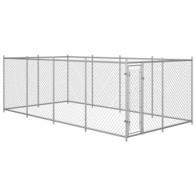 Outdoor kennel 8x4x2 m by vidaXL, Dog kennels and fences - Ref: Foro24-144938, Price: 515,98 €, Discount: %