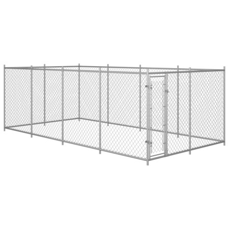 Perrera de exterior 8x4x2 m de vidaXL, Casetas y cercados para perros - Ref: Foro24-144938, Precio: 515,45 €, Descuento: %